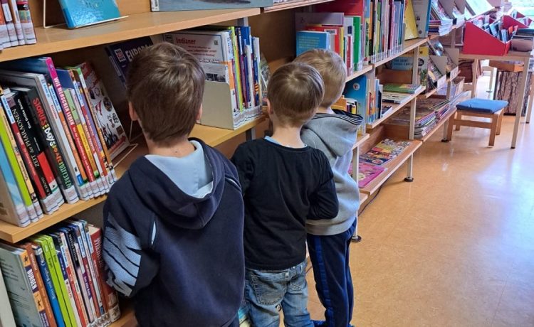 Besuch in der Bücherei