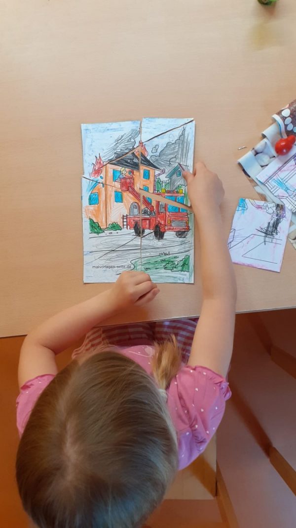 Projekt Feuerwehr - Kindergarten Hesel